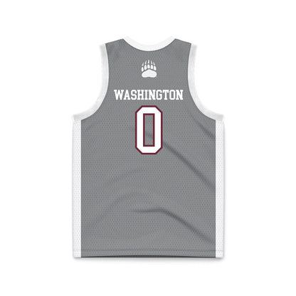 Montana - NCAA Women's Basketball : Zoey Washington - Grey Basketball Jersey-1