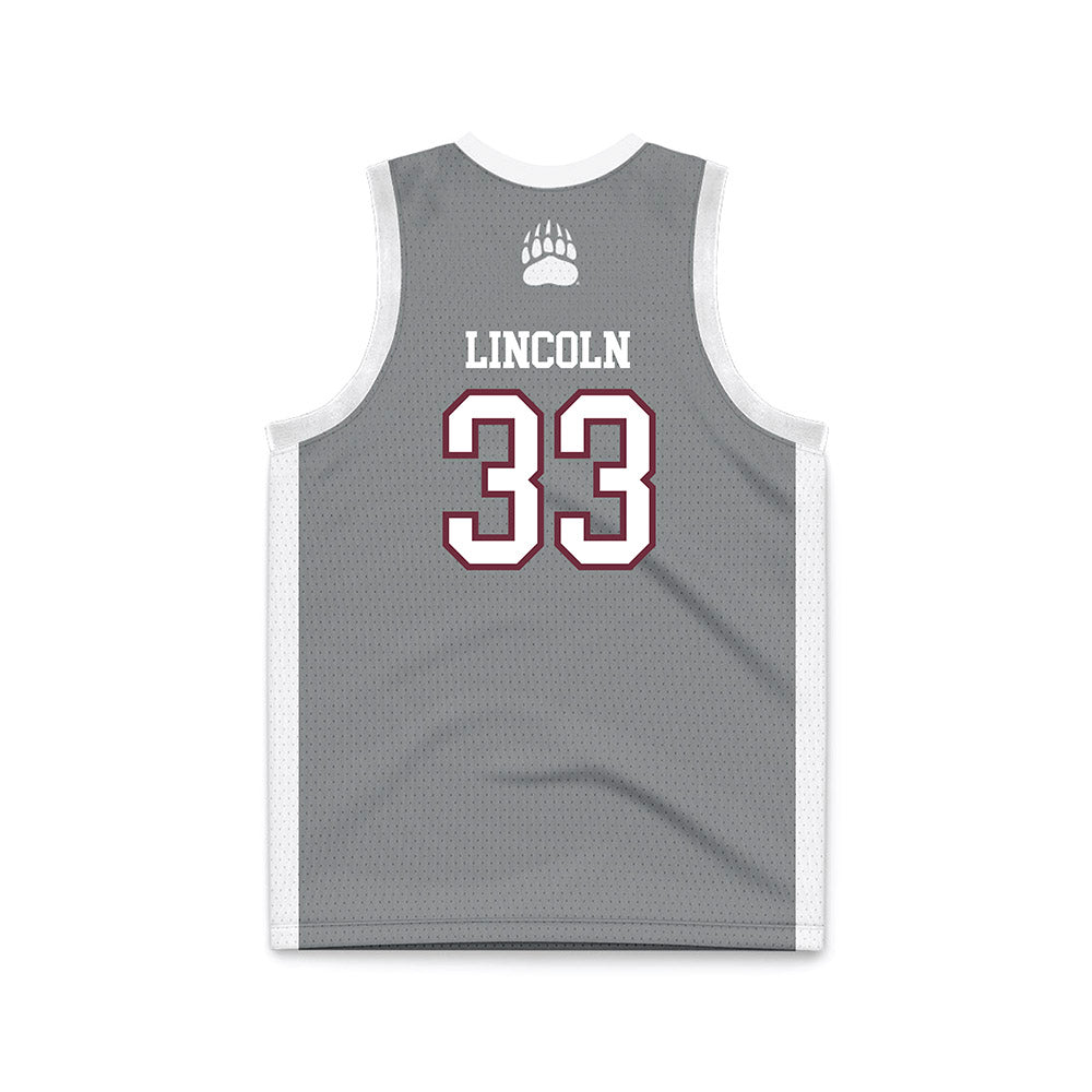 Montana - NCAA Women's Basketball : Adria Lincoln - Grey Basketball Jersey-1