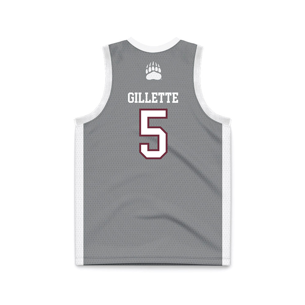 Montana - NCAA Women's Basketball : Kennedy Gillette - Grey Basketball Jersey-1