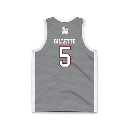Montana - NCAA Women's Basketball : Kennedy Gillette - Grey Basketball Jersey-1