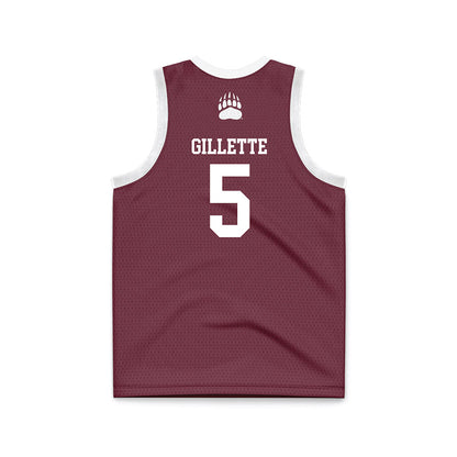 Montana - NCAA Women's Basketball : Kennedy Gillette - Maroon Basketball Jersey-1