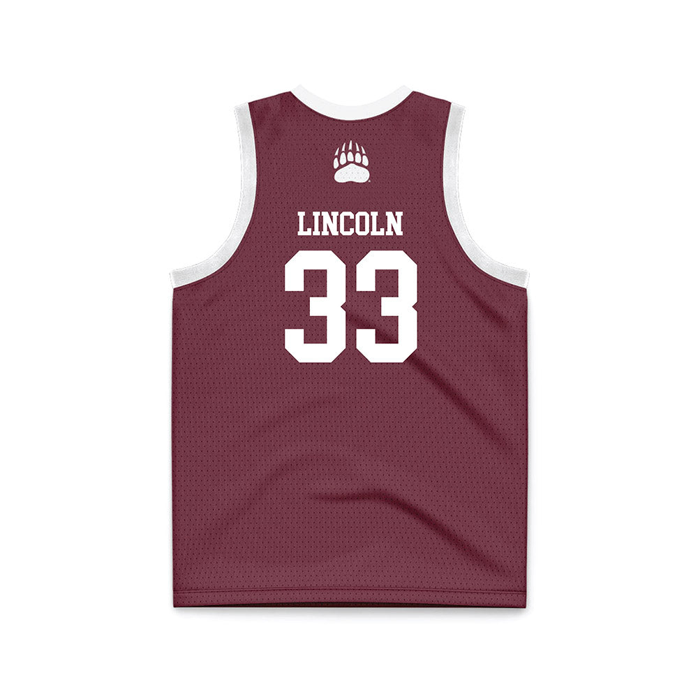 Montana - NCAA Women's Basketball : Adria Lincoln - Maroon Basketball Jersey-1
