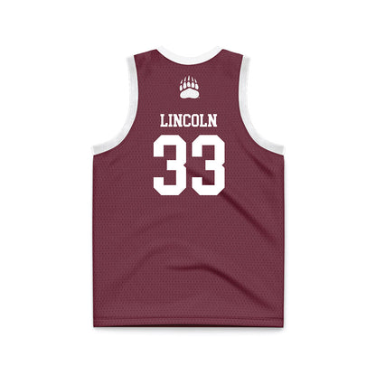 Montana - NCAA Women's Basketball : Adria Lincoln - Maroon Basketball Jersey-1