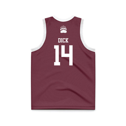 Montana - NCAA Women's Basketball : Lauren Dick - Maroon Basketball Jersey-1