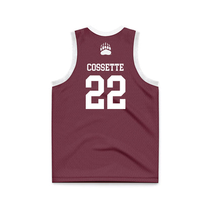 Montana - NCAA Women's Basketball : Ava Cossette - Maroon Basketball Jersey-1