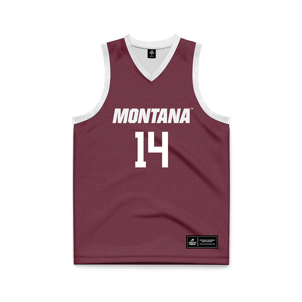 Montana - NCAA Women's Basketball : Lauren Dick - Maroon Basketball Jersey-0
