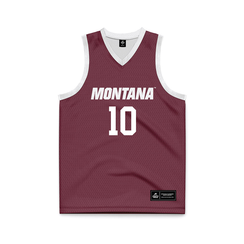 Montana - NCAA Women's Basketball : Avery Waddington - Maroon Basketball Jersey-0