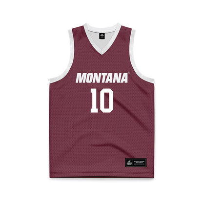 Montana - NCAA Women's Basketball : Avery Waddington - Maroon Basketball Jersey-0
