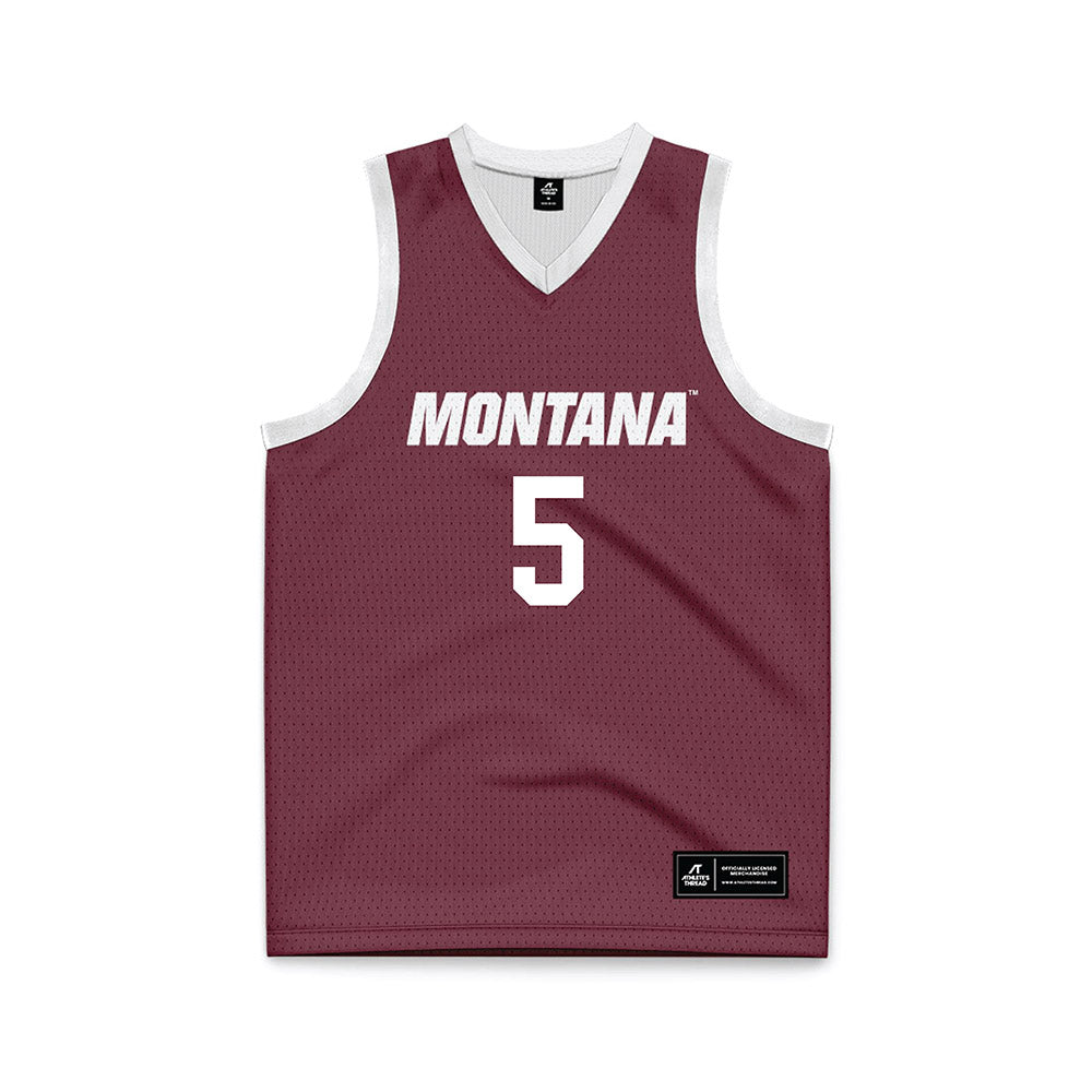 Montana - NCAA Women's Basketball : Kennedy Gillette - Maroon Basketball Jersey-0