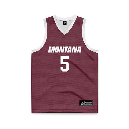 Montana - NCAA Women's Basketball : Kennedy Gillette - Maroon Basketball Jersey-0