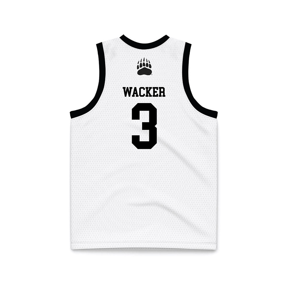 Montana - NCAA Women's Basketball : Draya Wacker - White Basketball Jersey-1