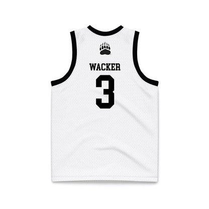 Montana - NCAA Women's Basketball : Draya Wacker - White Basketball Jersey-1