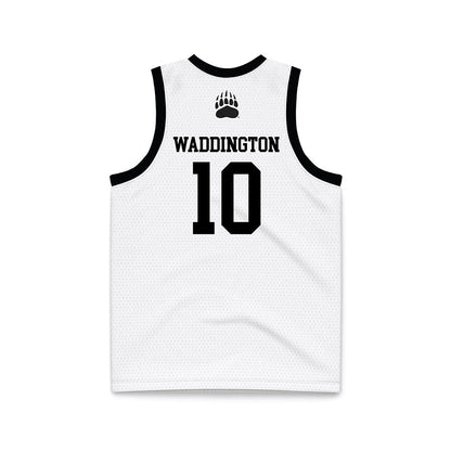 Montana - NCAA Women's Basketball : Avery Waddington - White Basketball Jersey-1