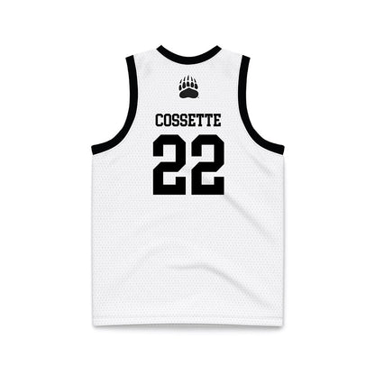 Montana - NCAA Women's Basketball : Ava Cossette - White Basketball Jersey-1