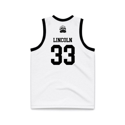 Montana - NCAA Women's Basketball : Adria Lincoln - White Basketball Jersey-1