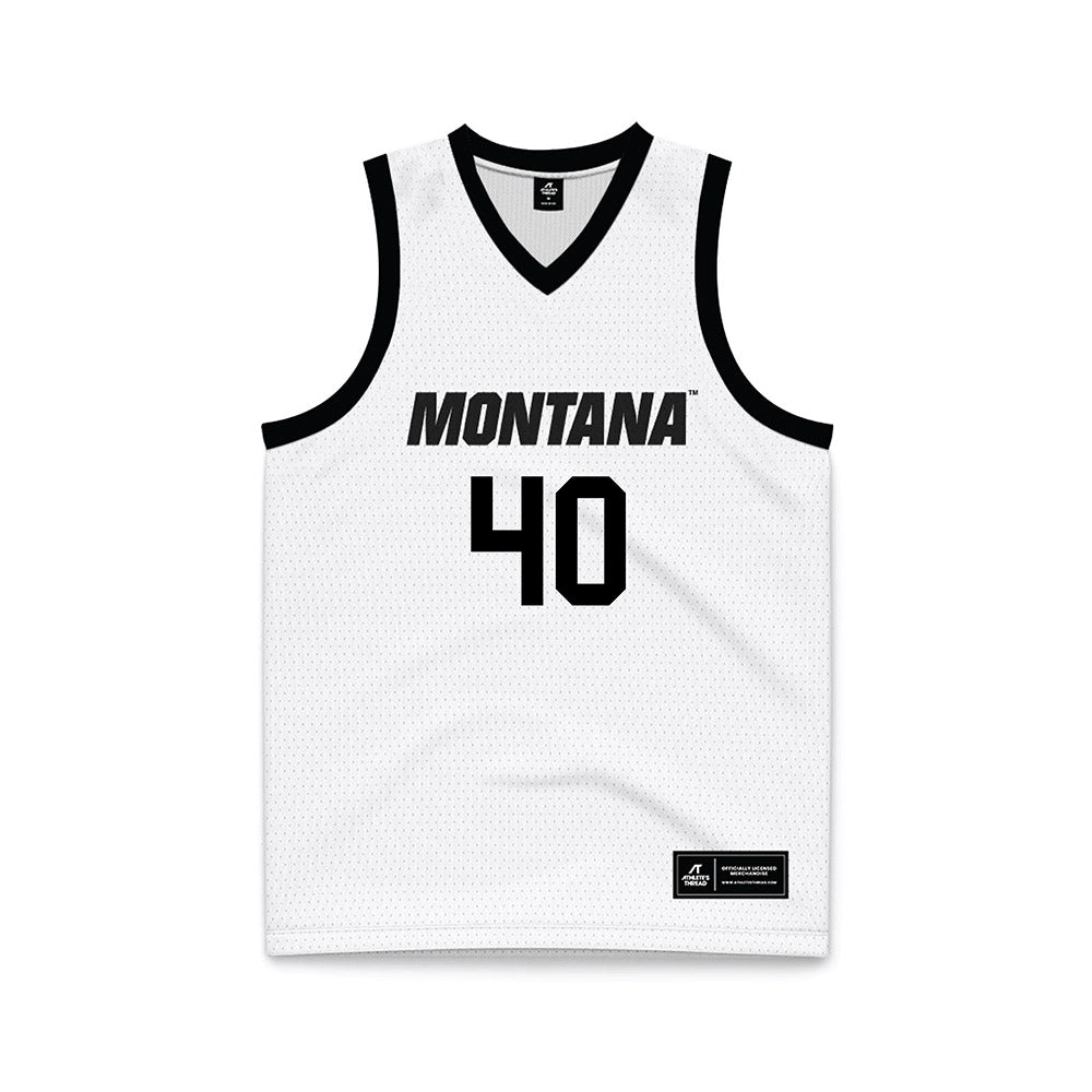 Montana - NCAA Women's Basketball : Danielle Bartsch - White Basketball Jersey-0