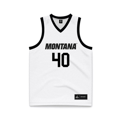 Montana - NCAA Women's Basketball : Danielle Bartsch - White Basketball Jersey-0