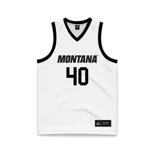 Montana - NCAA Women's Basketball : Danielle Bartsch - White Basketball Jersey-0