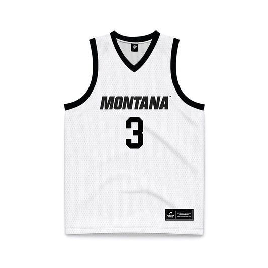 Montana - NCAA Women's Basketball : Draya Wacker - White Basketball Jersey-0