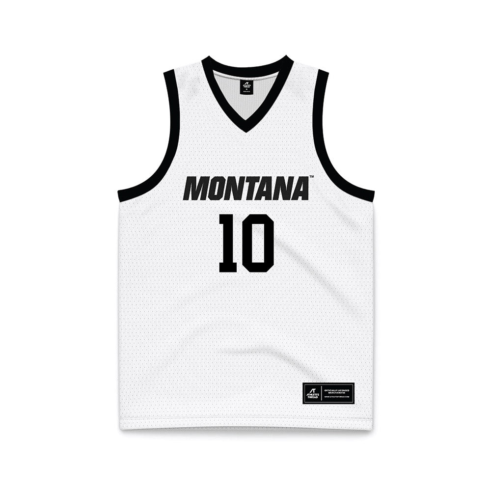 Montana - NCAA Women's Basketball : Avery Waddington - White Basketball Jersey-0