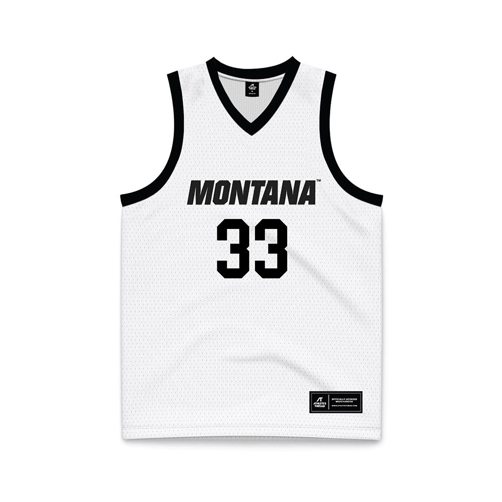 Montana - NCAA Women's Basketball : Adria Lincoln - White Basketball Jersey-0