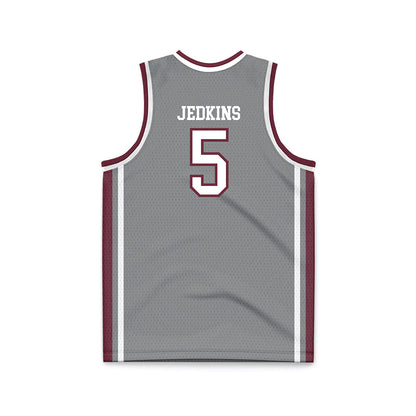 Montana - NCAA Men's Basketball : Amari Jedkins - Grey Basketball Jersey-1