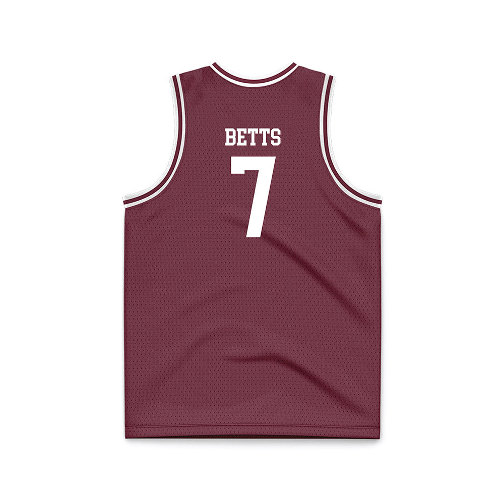 Montana - NCAA Men's Basketball : Kadyn Betts - Maroon Basketball Jersey-1