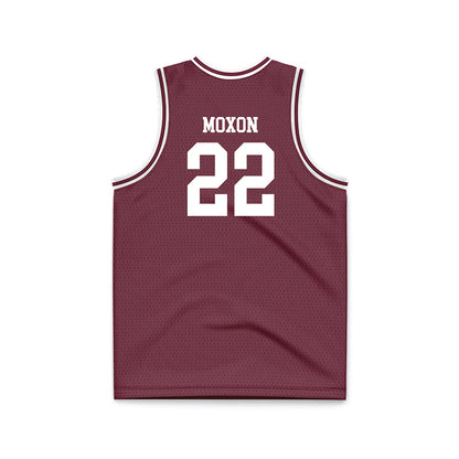 Montana - NCAA Men's Basketball : Luke Moxon - Maroon Basketball Jersey-1