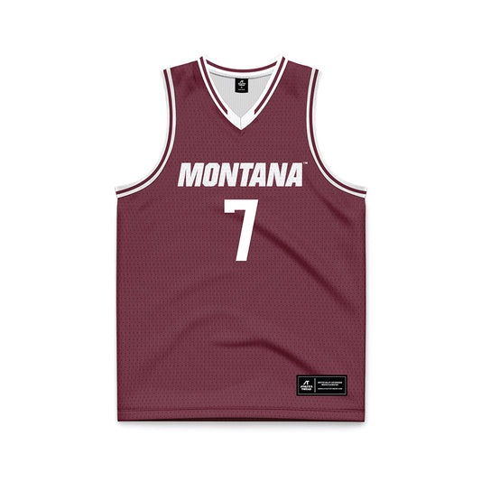 Montana - NCAA Men's Basketball : Kadyn Betts - Maroon Basketball Jersey-0