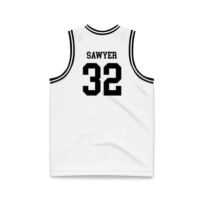 Montana - NCAA Men's Basketball : Te'Jon Sawyer - White Basketball Jersey-1