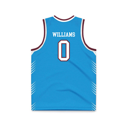 Montana - NCAA Men's Basketball : Money Williams - Blue Basketball Jersey-1