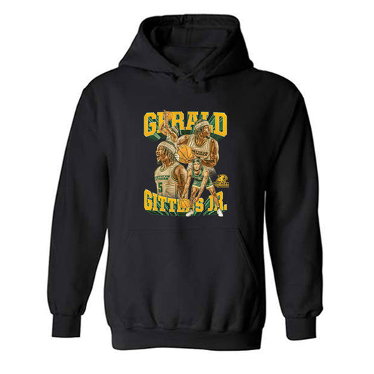 Northern Michigan - NCAA Men's Basketball : Gee Gittens Jr - Player Collage Hooded Sweatshirt-0