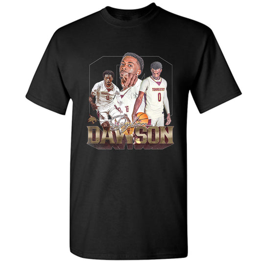 Texas State - NCAA Men's Basketball : Dylan Dawson - Player Collage T-Shirt-0