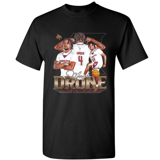 Texas State - NCAA Men's Basketball : Mark Drone - Player Collage T-Shirt-0