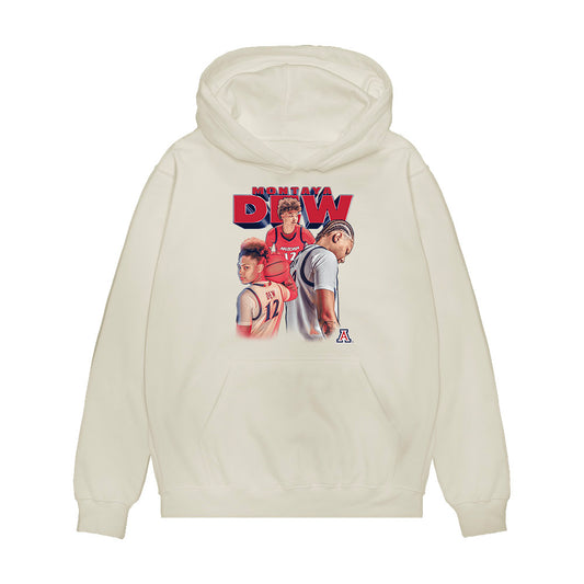 Arizona - NCAA Women's Basketball : Montaya Dew - Collage Premium Hooded Sweatshirt-0