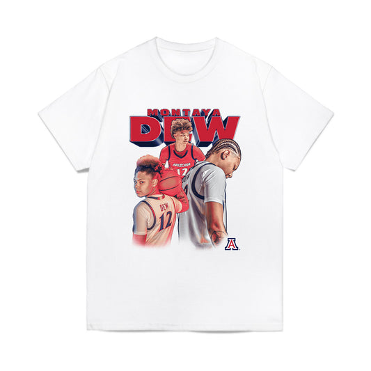 Arizona - NCAA Women's Basketball : Montaya Dew - Collage Comfort Colors T-Shirt-0