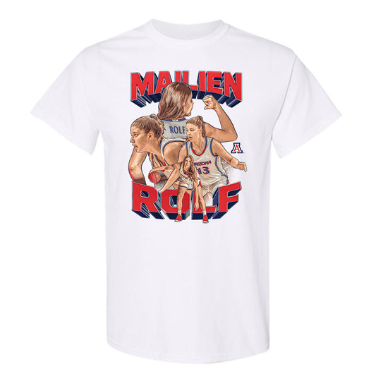 Arizona - NCAA Women's Basketball : Mailien Rolf - Player Collage T-Shirt-0