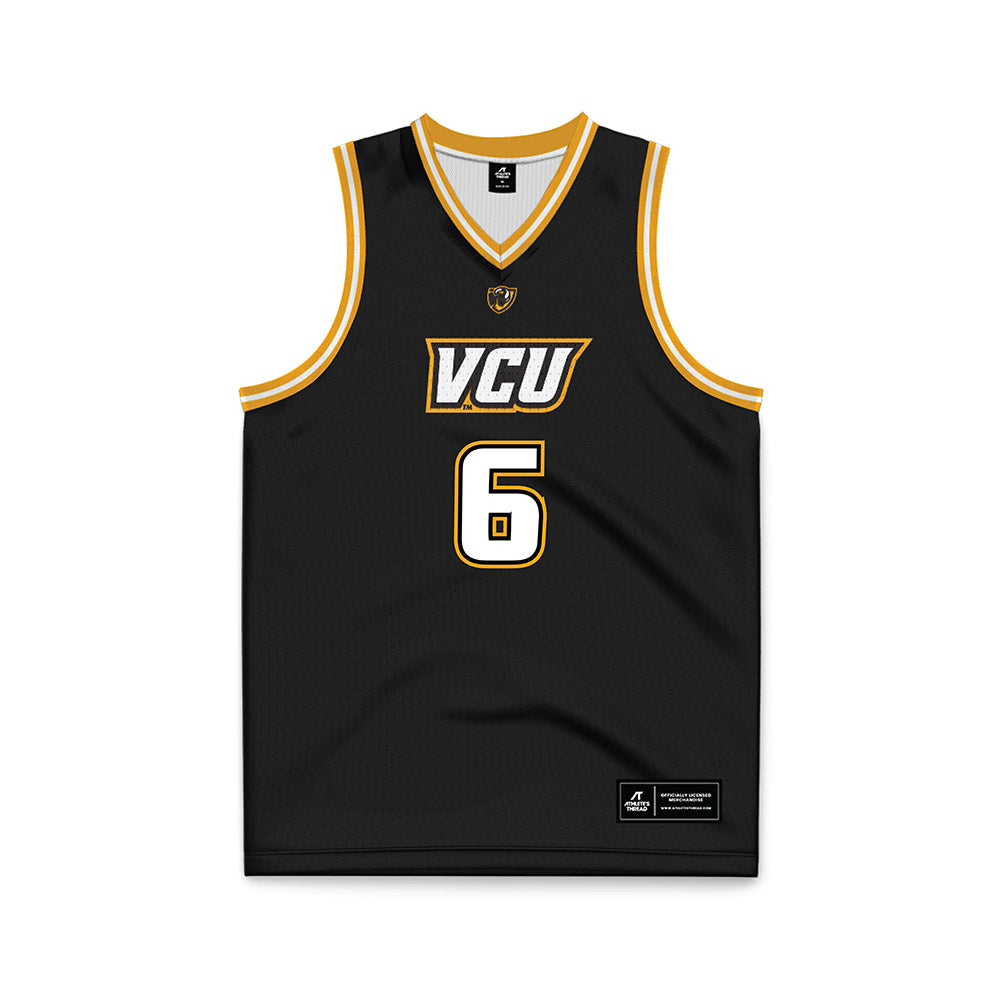 VCU - NCAA Men's Basketball : Terrence Hill Jr - Basketball Jersey-0