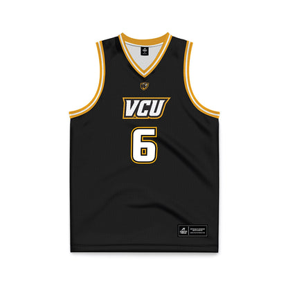 VCU - NCAA Men's Basketball : Terrence Hill Jr - Basketball Jersey-0