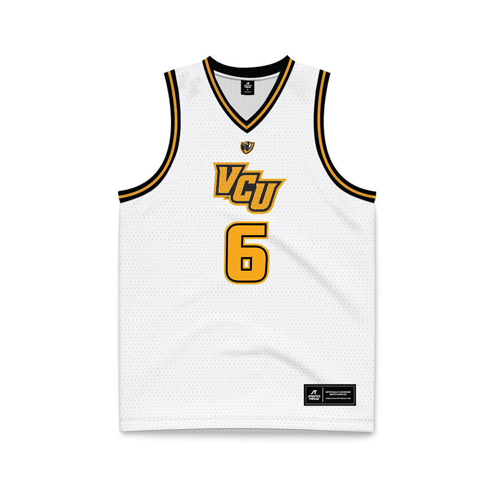 VCU - NCAA Men's Basketball : Terrence Hill Jr - Basketball Jersey-0