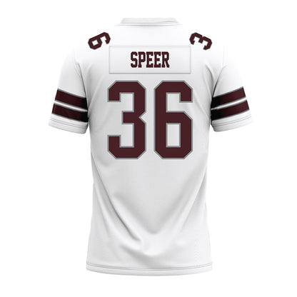 Montana - NCAA Football : Garrett Speer - White Premium Football Jersey-1