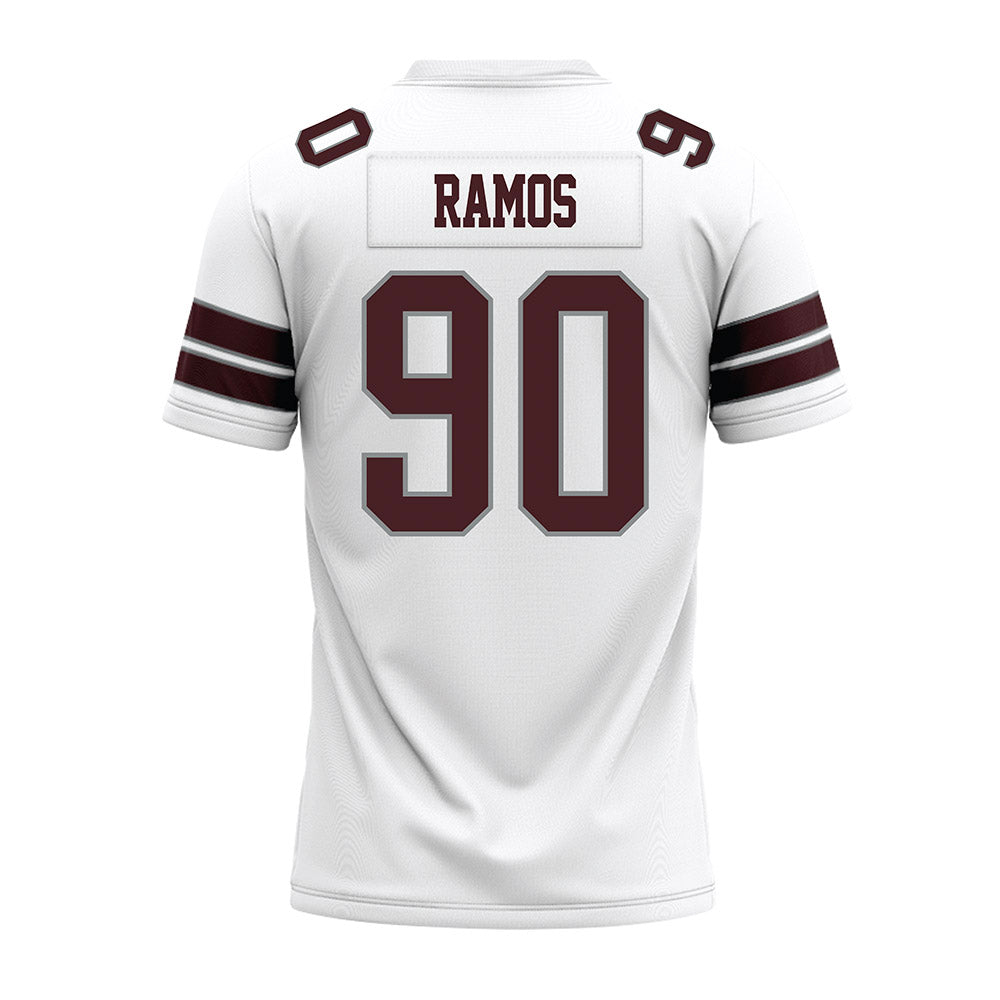 Montana - NCAA Football : Jareb Ramos - White Premium Football Jersey-1