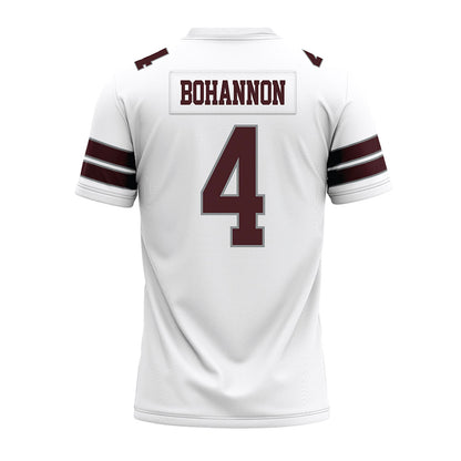 Montana - NCAA Football : Blake Bohannon - White Premium Football Jersey-1