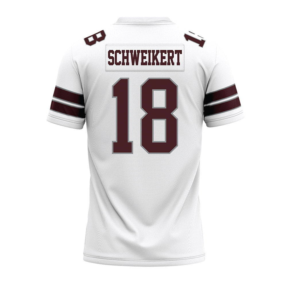 Montana - NCAA Football : Cody Schweikert - White Premium Football Jersey-1