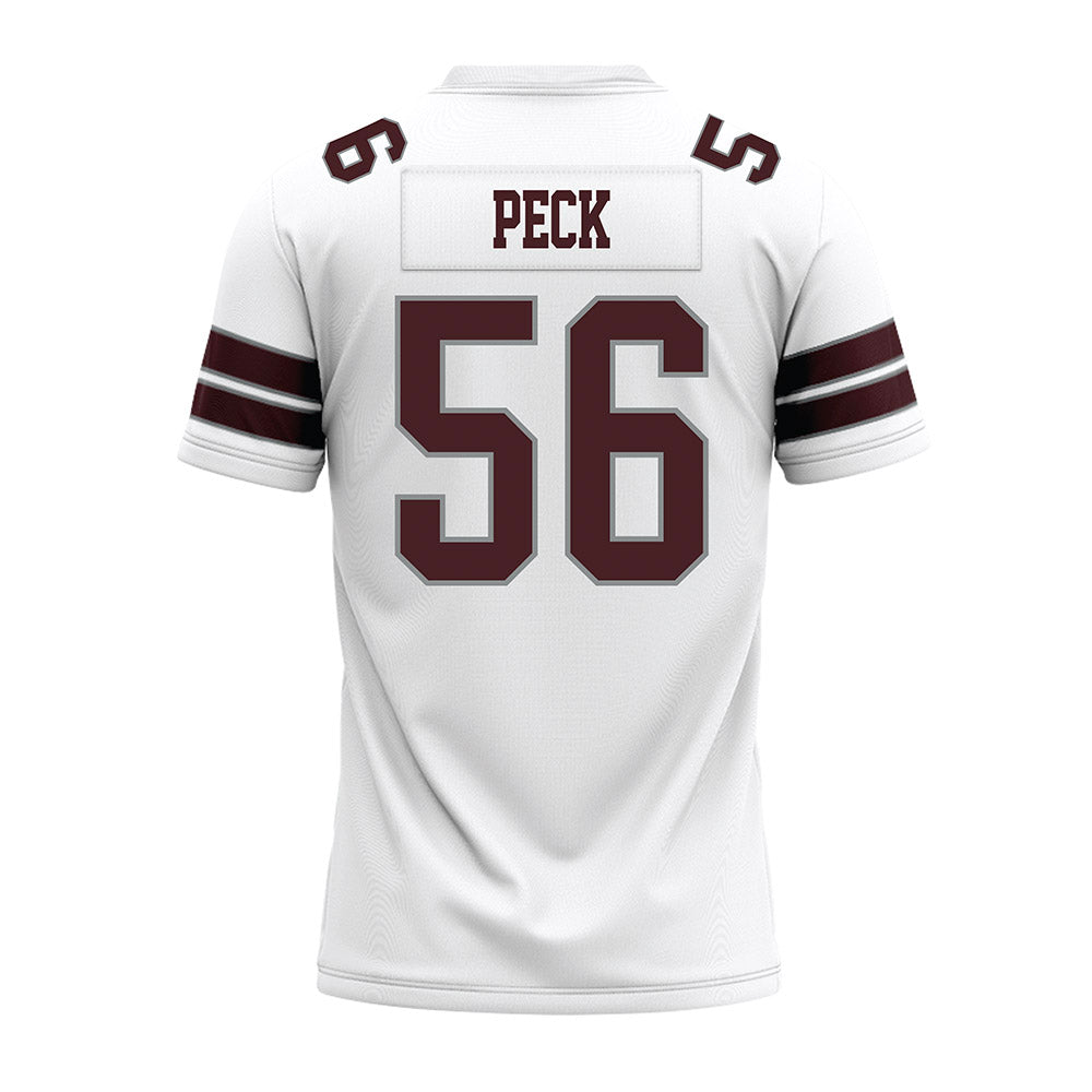 Montana - NCAA Football : Hunter Peck - White Premium Football Jersey-1