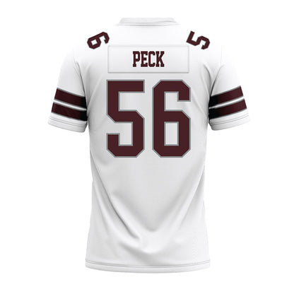 Montana - NCAA Football : Hunter Peck - White Premium Football Jersey-1