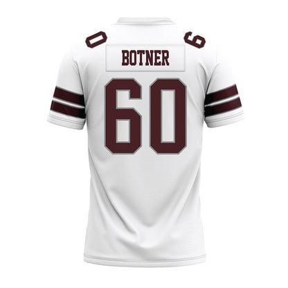 Montana - NCAA Football : Dillon Botner - White Premium Football Jersey-1