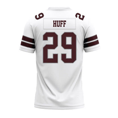 Montana - NCAA Football : Tanner Huff - White Premium Football Jersey-1