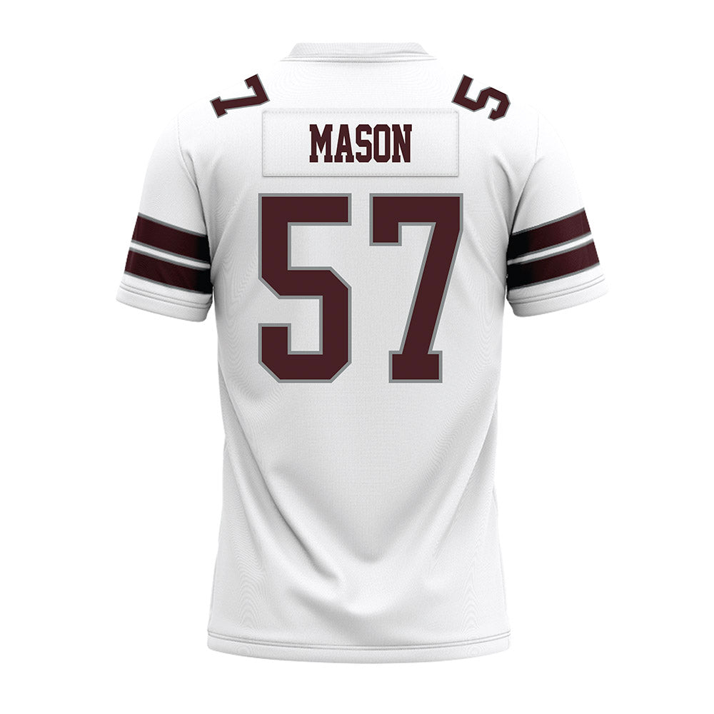 Montana - NCAA Football : Jacob Mason - White Premium Football Jersey-1
