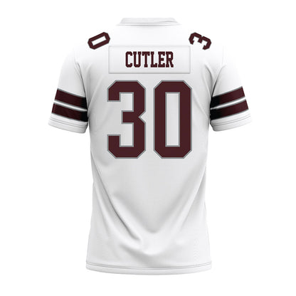 Montana - NCAA Football : Kade Cutler - White Premium Football Jersey-1